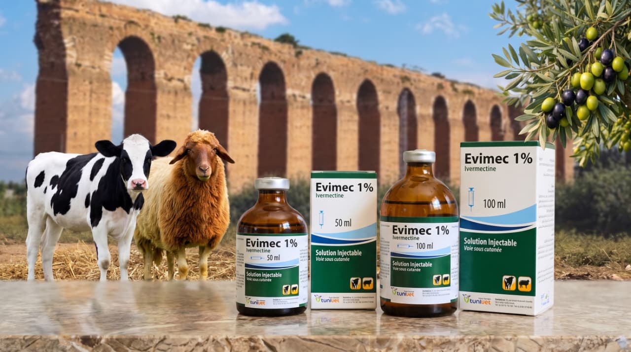 EVIMEC 1% Tunivet - 50 ml et 100 ml